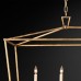 Люстра Restoration Hardware English Openwork Linear Silver Leaf