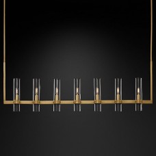 Люстра Restoration Hardware Ravelle Linear 59" Nickel