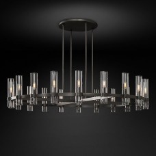 Люстра Restoration Hardware Ravelle Linear 59" Nickel