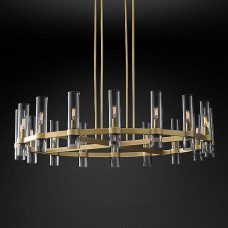 Люстра Restoration Hardware Ravelle Linear 59" Nickel
