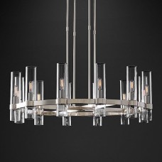 Люстра Restoration Hardware Ravelle Linear 59" Nickel