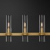 Люстра Restoration Hardware Ravelle Linear 59" Nickel
