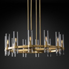 Люстра Restoration Hardware Ravelle Linear 59" Nickel