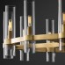 Люстра Restoration Hardware Ravelle Linear 59" Nickel