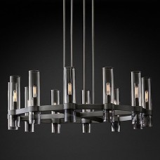 Люстра Restoration Hardware Ravelle Linear 59" Nickel
