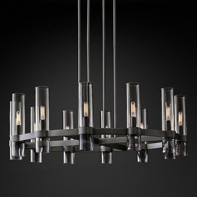 Люстра Restoration Hardware Ravelle Linear 59" Nickel