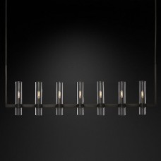 Люстра Restoration Hardware Ravelle Linear 59" Nickel