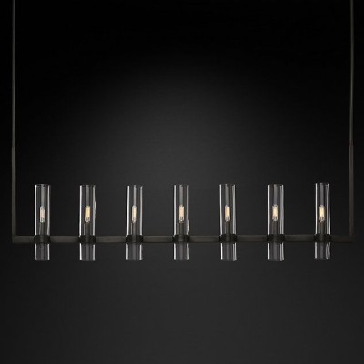 Люстра Restoration Hardware Ravelle Linear 59" Nickel