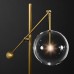 Настольная лампа Restoration Hardware Glass Globe Mobile Boom Black
