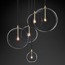 Настольная лампа Restoration Hardware Glass Globe Mobile Boom Black