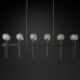 Подвесной светильник Restoration Hardware Boule De Cristal Round Cluster 24" Lacquered Burnished Brass