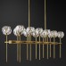Подвесной светильник Restoration Hardware Boule De Cristal Round Cluster 24" Lacquered Burnished Brass