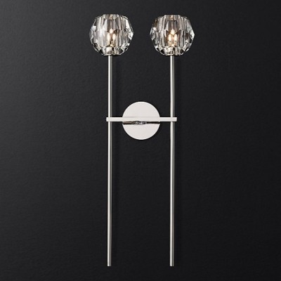 Подвесной светильник Restoration Hardware Boule De Cristal Round Cluster 24" Lacquered Burnished Brass