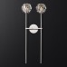Подвесной светильник Restoration Hardware Boule De Cristal Round Cluster 24" Lacquered Burnished Brass
