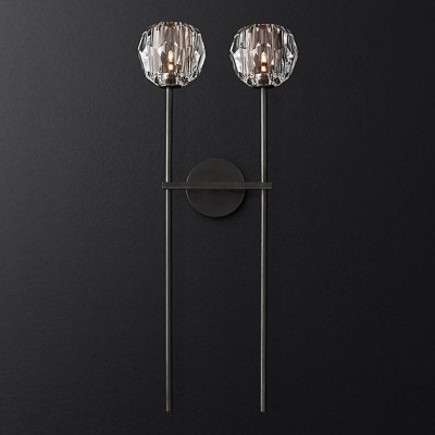 Подвесной светильник Restoration Hardware Boule De Cristal Round Cluster 24" Lacquered Burnished Brass