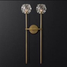 Подвесной светильник Restoration Hardware Boule De Cristal Round Cluster 24" Lacquered Burnished Brass