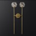 Подвесной светильник Restoration Hardware Boule De Cristal Round Cluster 24" Lacquered Burnished Brass