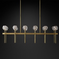 Подвесной светильник Restoration Hardware Boule De Cristal Round Cluster 24" Lacquered Burnished Brass