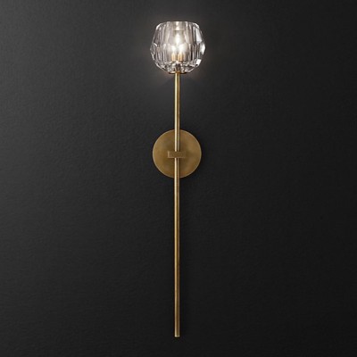 Подвесной светильник Restoration Hardware Boule De Cristal Round Cluster 24" Lacquered Burnished Brass