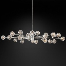 Подвесной светильник Restoration Hardware Boule De Cristal Round Cluster 24" Lacquered Burnished Brass