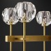 Подвесной светильник Restoration Hardware Boule De Cristal Round Cluster 24" Lacquered Burnished Brass