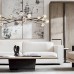 Подвесной светильник Restoration Hardware Boule De Cristal Round Cluster 24" Lacquered Burnished Brass