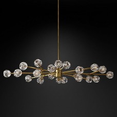 Подвесной светильник Restoration Hardware Boule De Cristal Round Cluster 24" Lacquered Burnished Brass