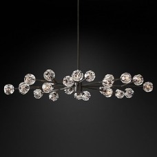 Подвесной светильник Restoration Hardware Boule De Cristal Round Cluster 24" Lacquered Burnished Brass