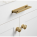 Ручка-кнопка Restoration Hardware Anson d3.2cm Lacquered Burnished Brass