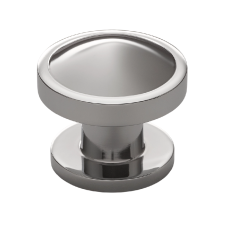 Ручка-кнопка Restoration Hardware Anson d3.2cm Polished Chrome