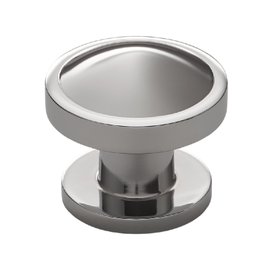 Ручка-кнопка Restoration Hardware Anson d3.2cm Polished Chrome