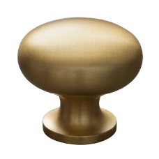 Ручка-кнопка Restoration Hardware Aubrey d.3.2cm Lacquered Burnished Brass