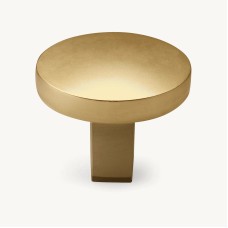 Ручка-кнопка Restoration Hardware Barr d.3.2 Polished Brass
