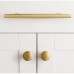 Ручка-кнопка Restoration Hardware Barr d.3.2 Polished Brass