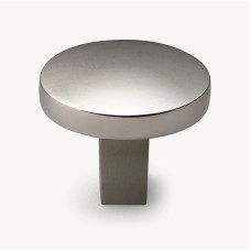 Ручка-кнопка Restoration Hardware Barr d.3.2 Polished Nickel