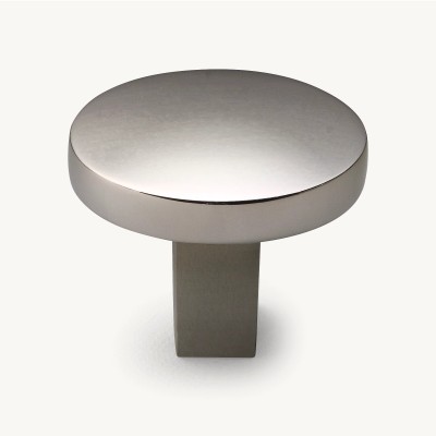 Ручка-кнопка Restoration Hardware Barr d.3.2 Polished Nickel