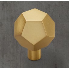 Ручка-кнопка Restoration Hardware Camden d.3.2 Lac.Burnished Brass