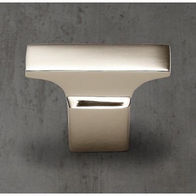 Ручка-кнопка Restoration Hardware Colliers L.3.8 Polished Nickel