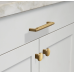 Ручка-кнопка Restoration Hardware Corbyn d3.2cm Lacquered Burnished Brass