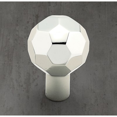 Ручка-кнопка Restoration Hardware Durham d.3.8 Polished Nikel