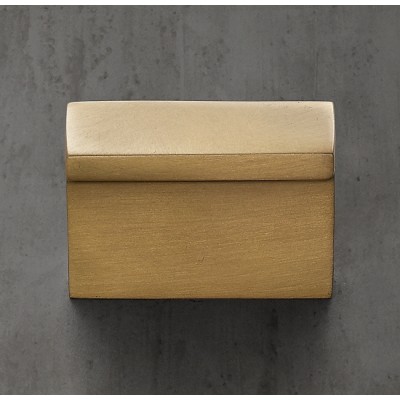 Ручка-кнопка Restoration Hardware Exley L.3.8 Lac.Burnished Brass