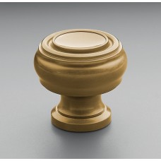 Ручка-кнопка Restoration Hardware Gilmore d.3.2 Aged Brass