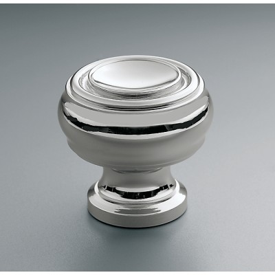 Ручка-кнопка Restoration Hardware Gilmore d.3.2 Polished Chrome
