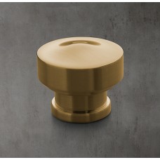 Ручка-кнопка Restoration Hardware Grafton d.3.2 Lacquered Burnished Brass