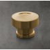 Ручка-кнопка Restoration Hardware Grafton d.3.2 Lacquered Burnished Brass