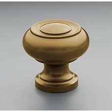 Ручка-кнопка Restoration Hardware Hanson d.3.2 Aged Brass