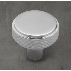 Ручка-кнопка Restoration Hardware Lambeth Knurled d.3.8 Polished Chrome