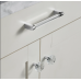 Ручка-кнопка Restoration Hardware Lambeth Smooth Crystal d.2.5cm Polished Chrome