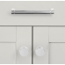 Ручка-кнопка Restoration Hardware Lambeth Smooth d2.5cm Polished Chrome