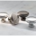 Ручка-кнопка Restoration Hardware Lugarno d.3.2 Satin Nickel